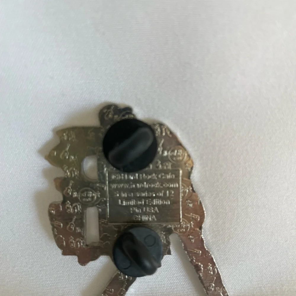 Hard Rock Bruce Springsteen Silver and Blue Guitarist Pin - Key West